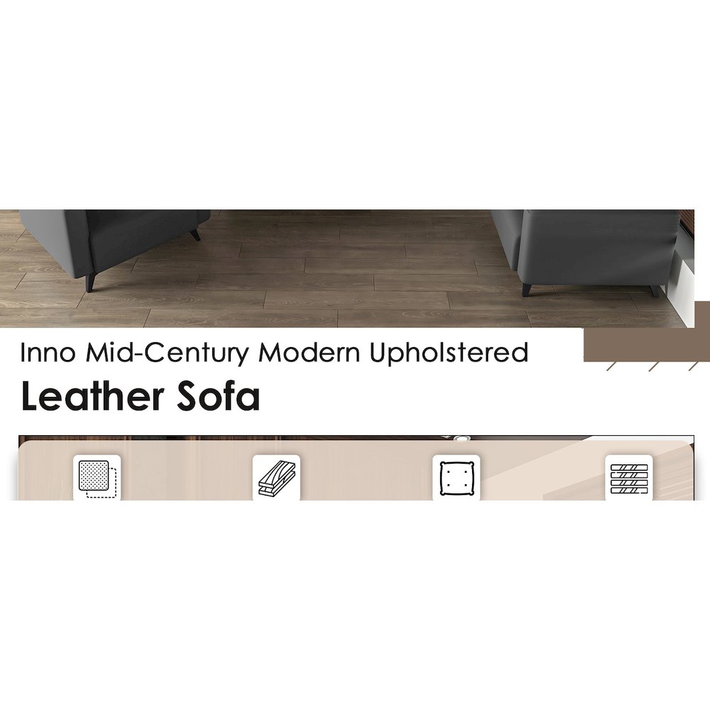 Inno Collection Sofa Set, 2 Single Seaters, and 3 seater In Grey. Picture 15