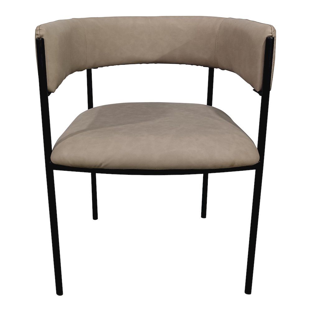 Cyril Collection Modern Chair in Taupe. Picture 2