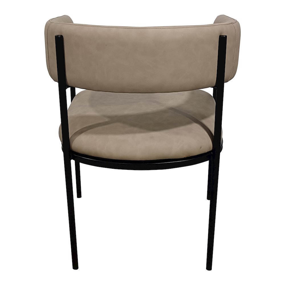 Cyril Collection Modern Chair in Taupe. Picture 6