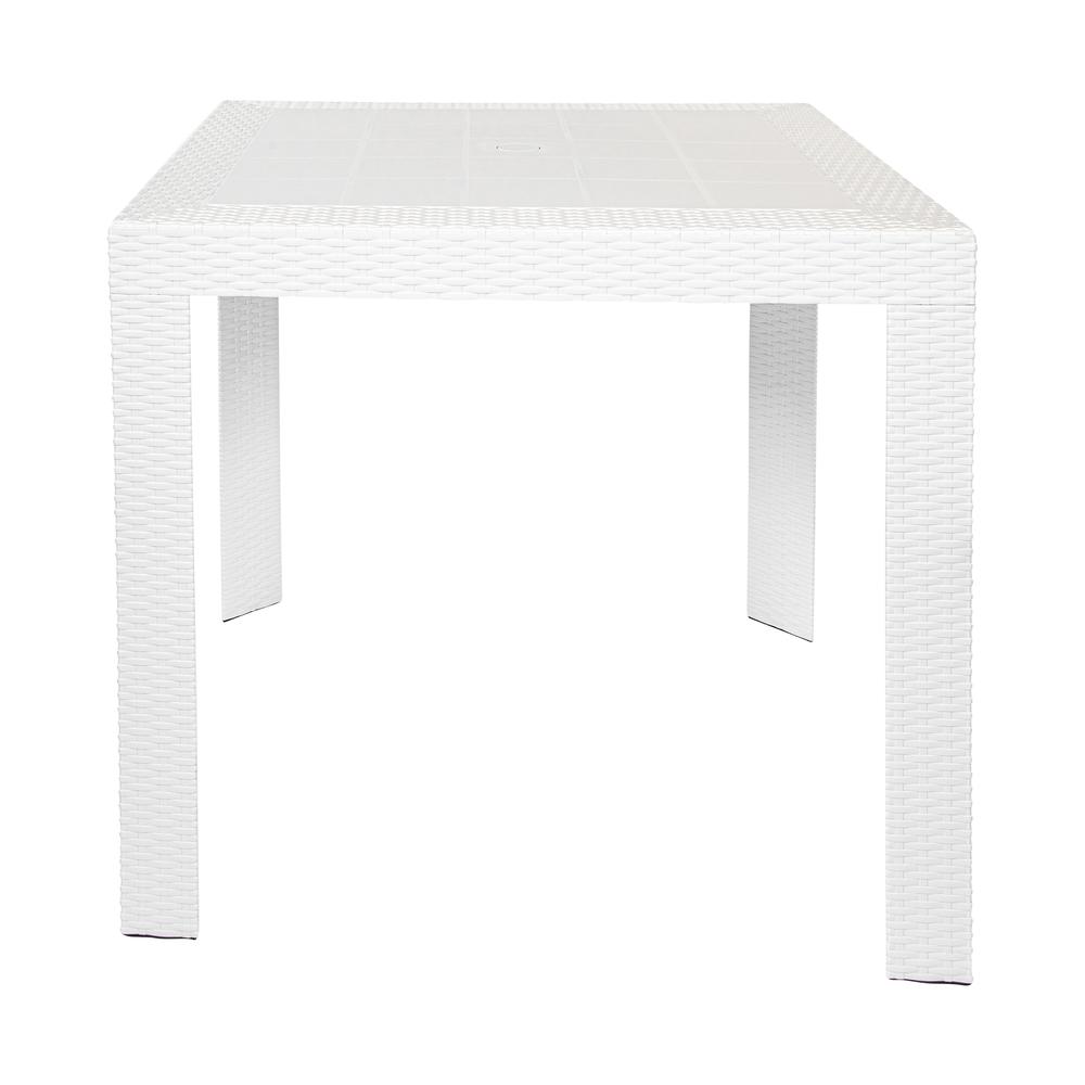 Kent 5-Piece Outdoor Dining Set with Plastic Square Table. Picture 2