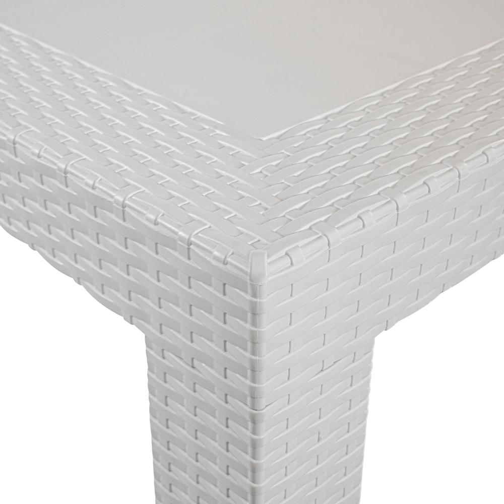 Kent 5-Piece Outdoor Dining Set with Plastic Square Table. Picture 3
