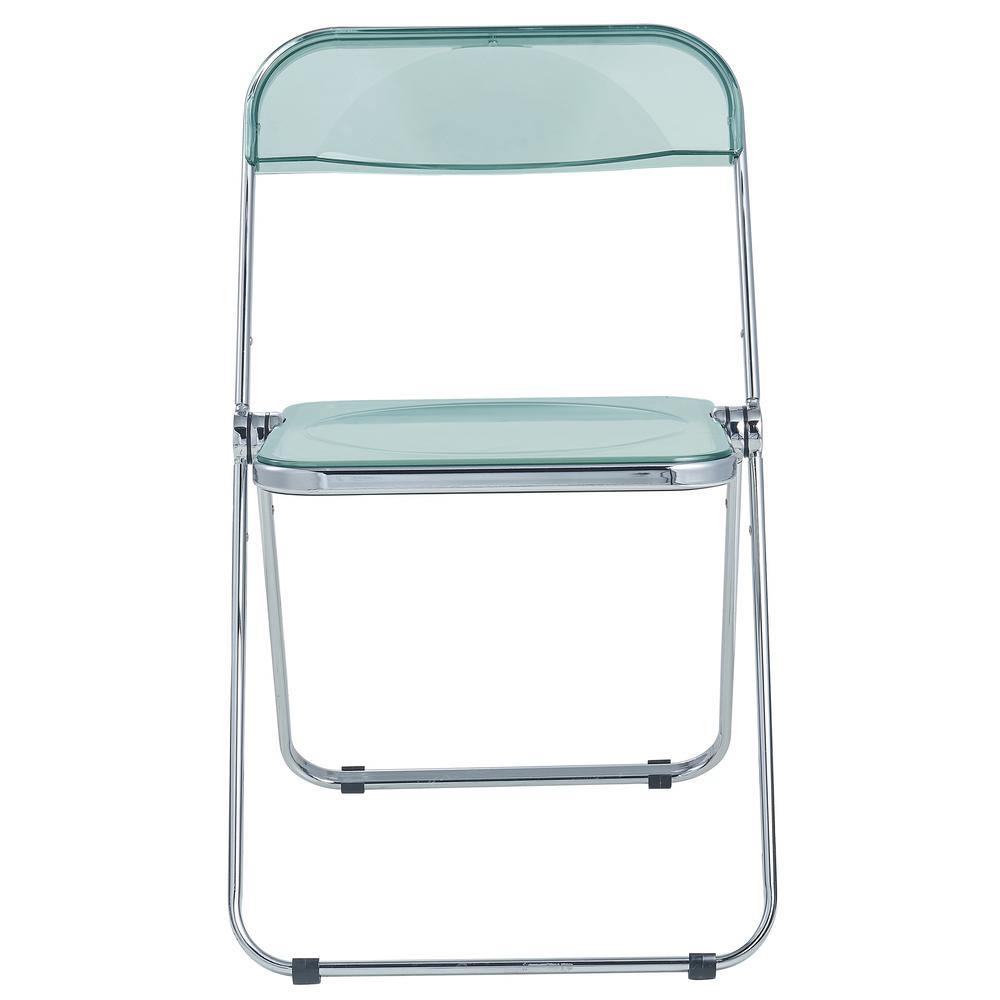 Lawrence Acrylic Folding Chair With Metal Frame. Picture 24