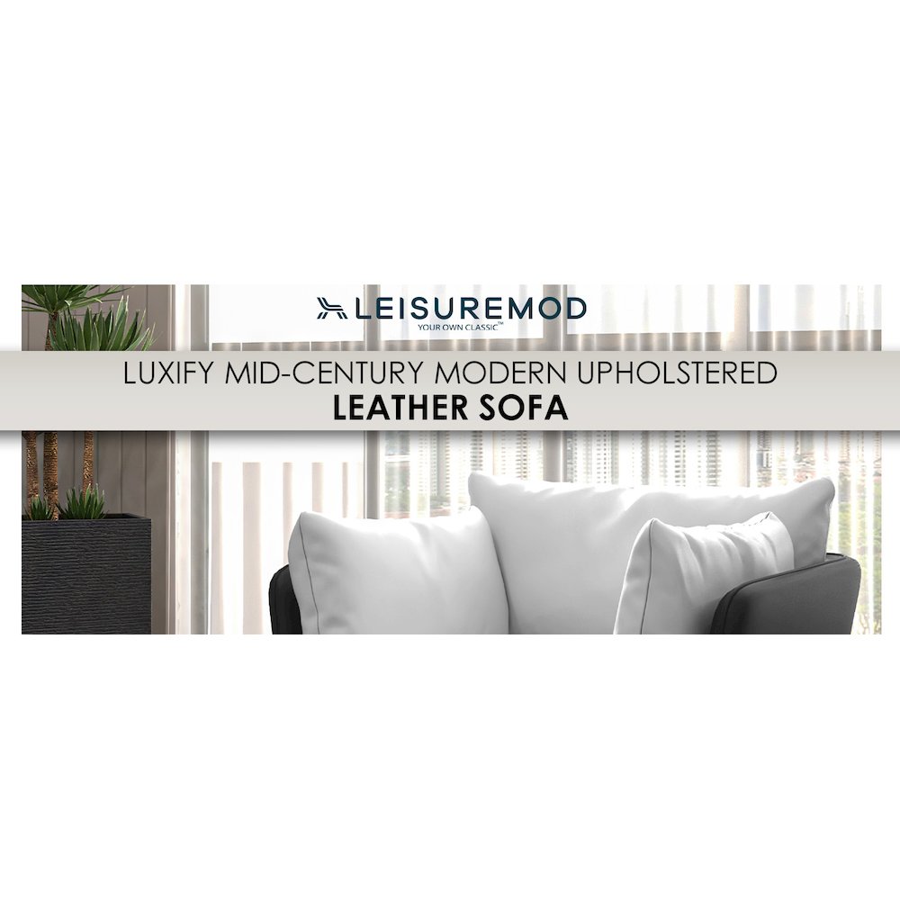 Luxify Collection Single Seater Sofa in Black/Grey. Picture 14