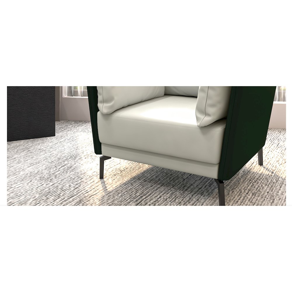 Luxify Collection Single Seater Sofa in Green. Picture 15