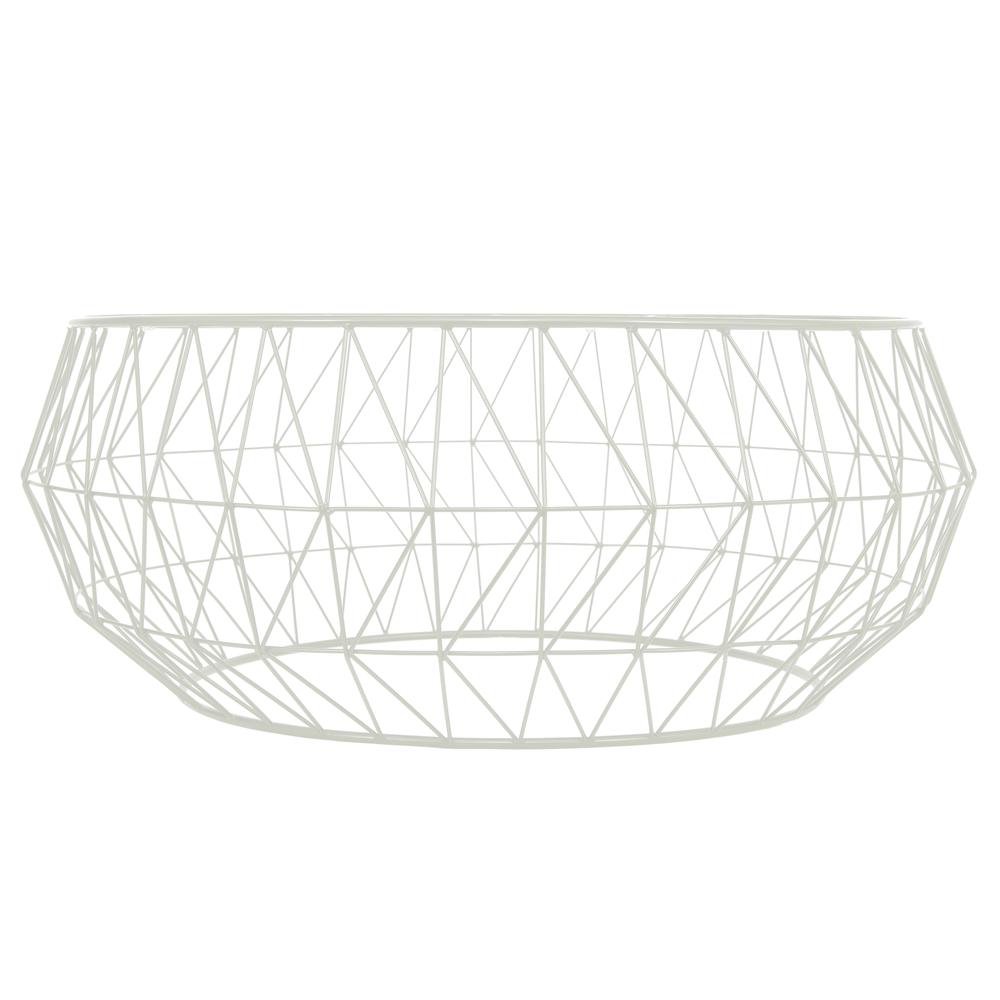 Malibu Modern Round Glass Top Coffee Table With Metal Base. Picture 2
