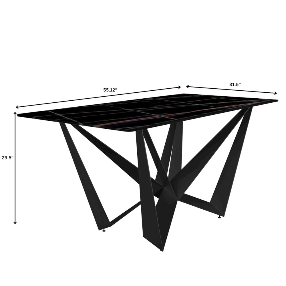 Nuvor Series Modern Dining Table. Picture 6