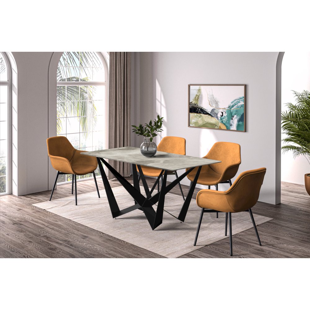 Nuvor Series Modern Dining Table. Picture 12