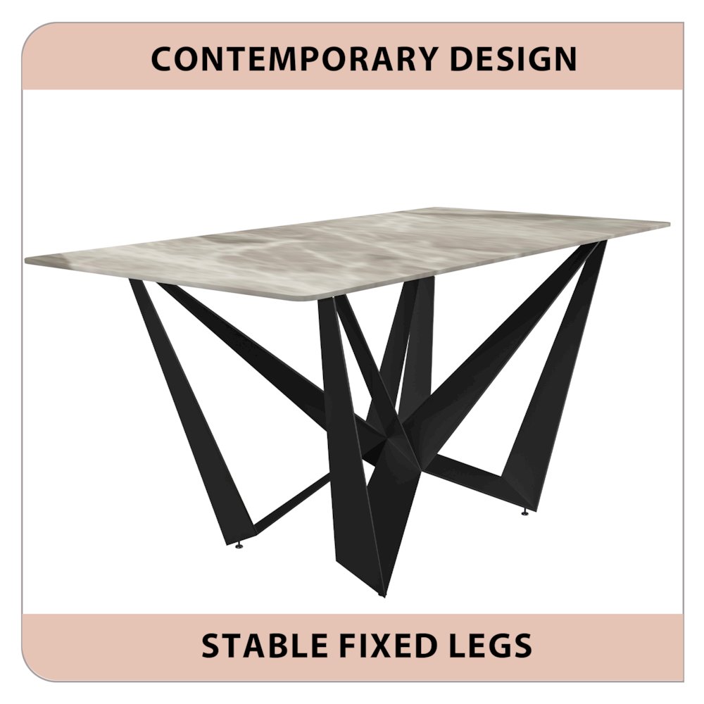 Nuvor Series Modern Dining Table. Picture 19