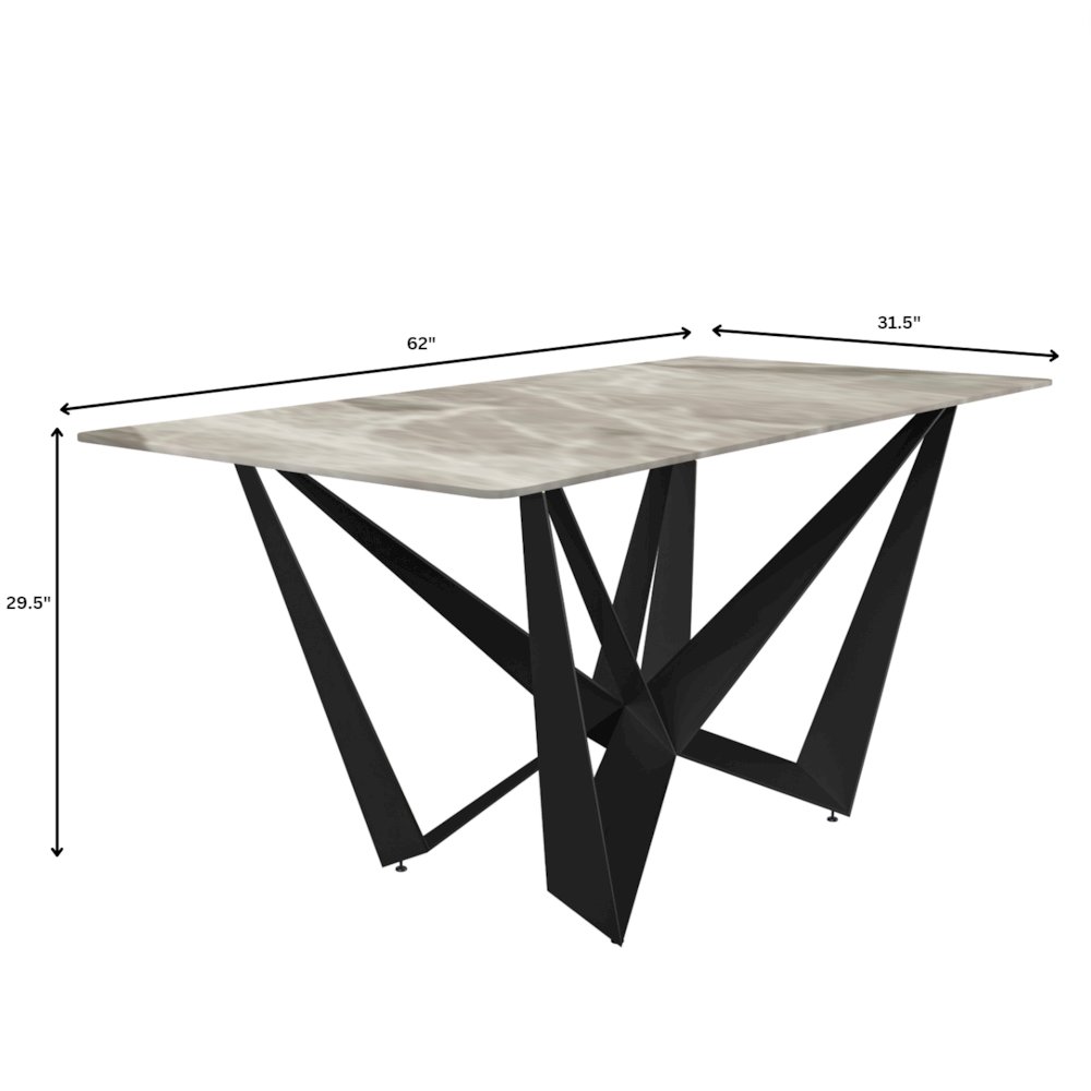 Nuvor Series Modern Dining Table. Picture 18