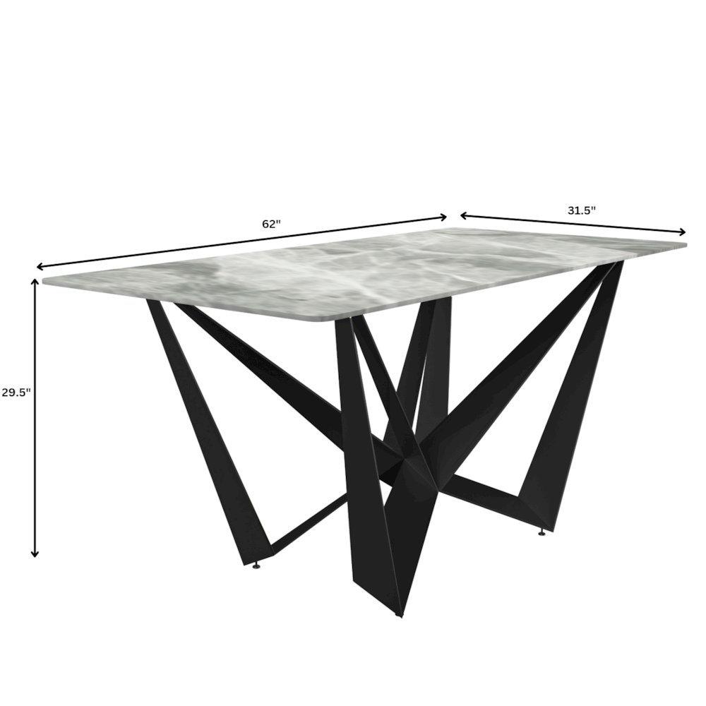 Nuvor Series Modern Dining Table. Picture 18