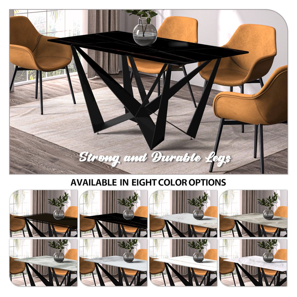 Nuvor Series Modern Dining Table. Picture 29