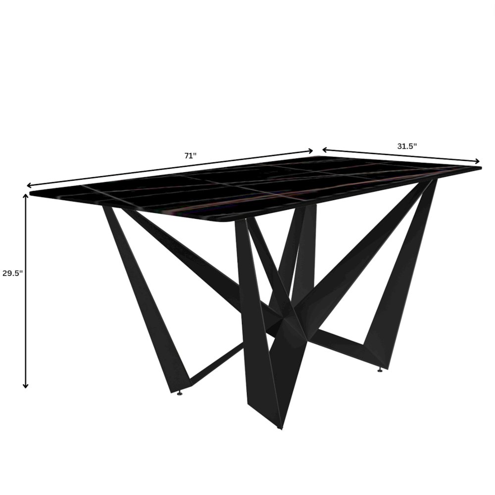 Nuvor Series Modern Dining Table. Picture 23