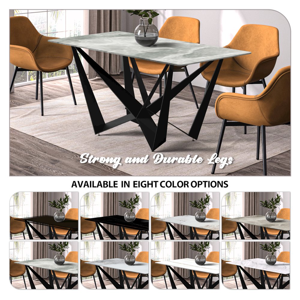 Nuvor Series Modern Dining Table. Picture 29