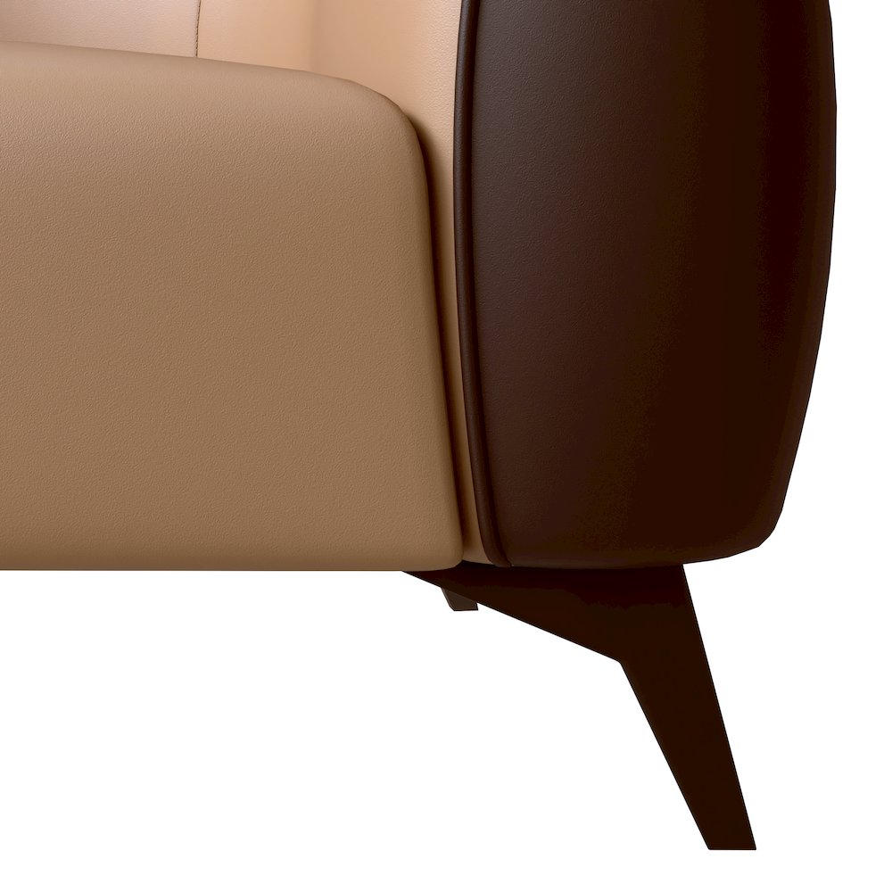 Opula Collection Single Seater Sofa In Brown. Picture 2