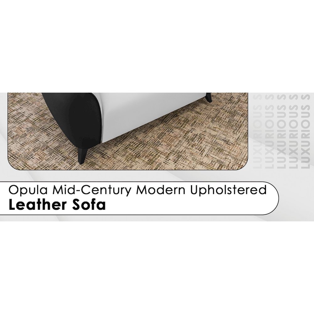 Opula Collection Single Seater Sofa In Black and White. Picture 15