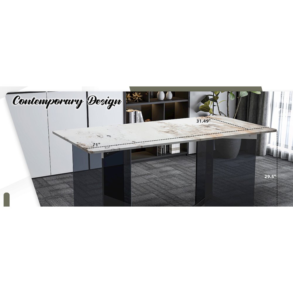 Oryn Series Modern Dining Table. Picture 20