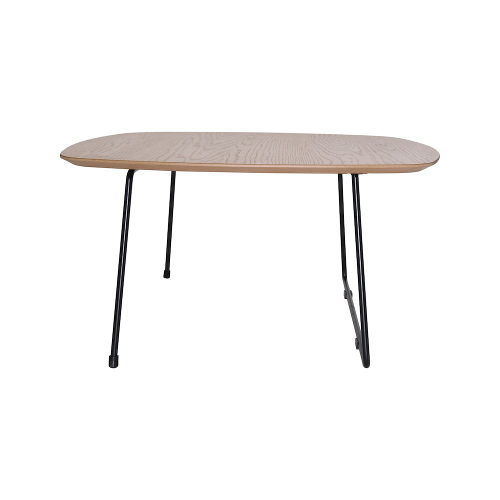 Pemborke Mid Century Modern Square Coffee Table in Natural Wood. Picture 23