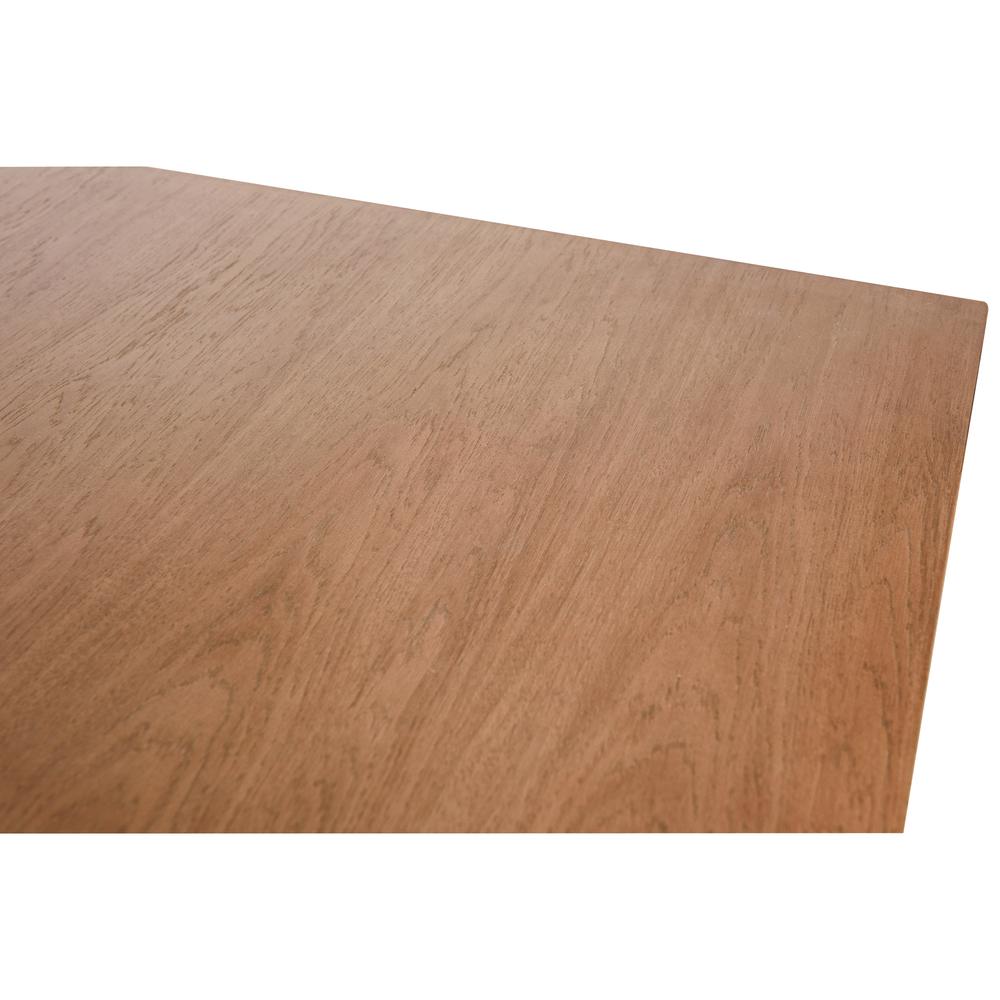 Ravenna Modern Rectangular Wood 63" Dining Table With Metal Y-Shaped Joint Legs. Picture 6