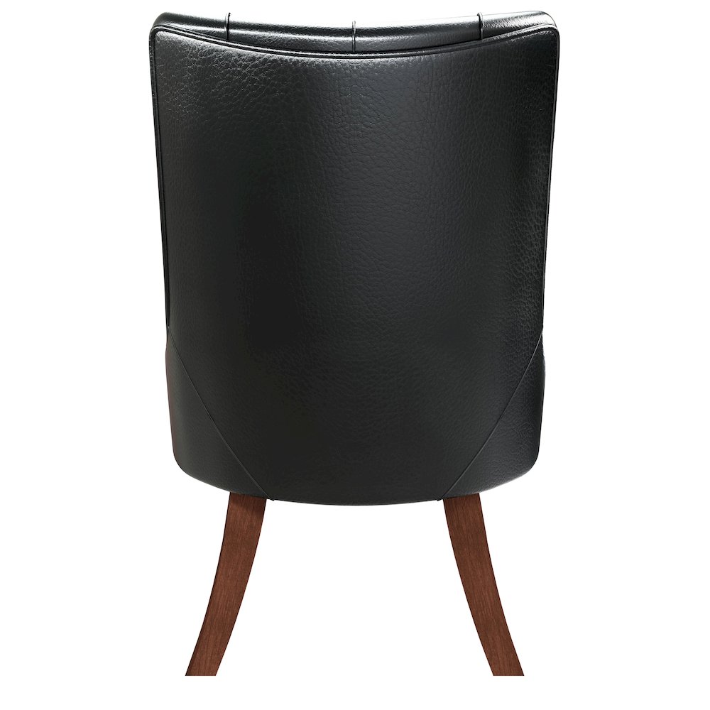 Spruce Collection Modern Wooden Dining Chair in Charcoal Grey. Picture 21