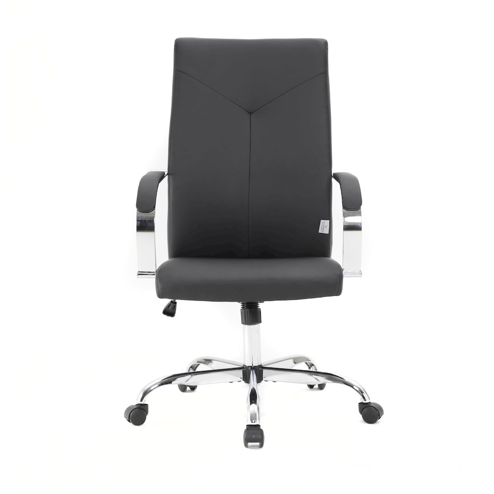 Sonora Modern High-Back Leather Office Chair. Picture 36