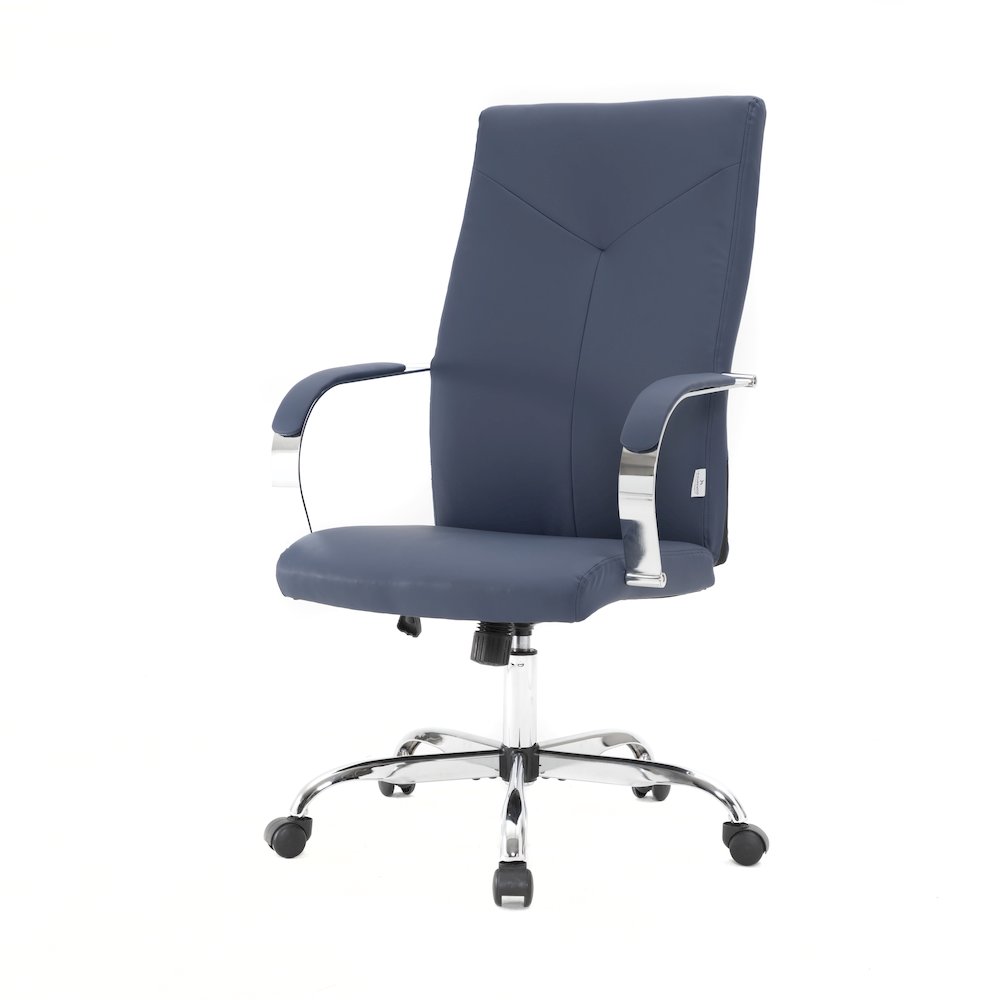 Sonora Modern High-Back Leather Office Chair. Picture 28
