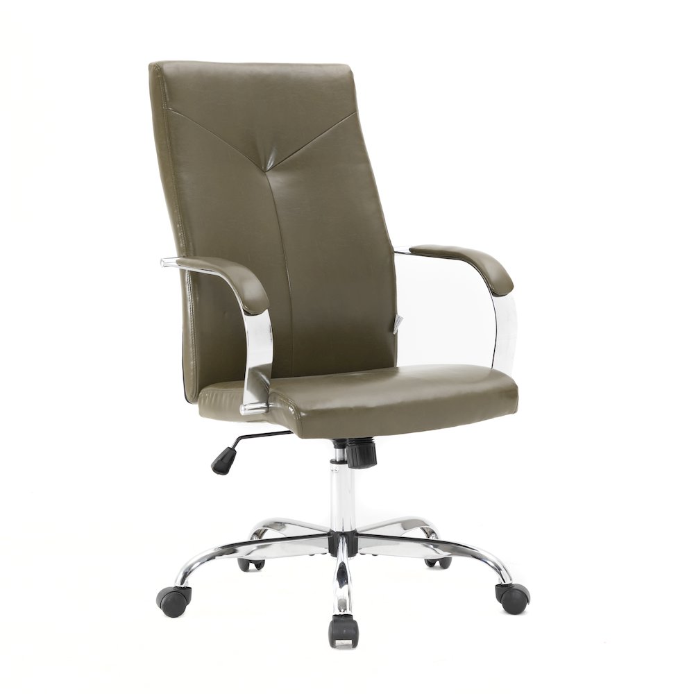 Sonora Modern High-Back Leather Office Chair. Picture 1