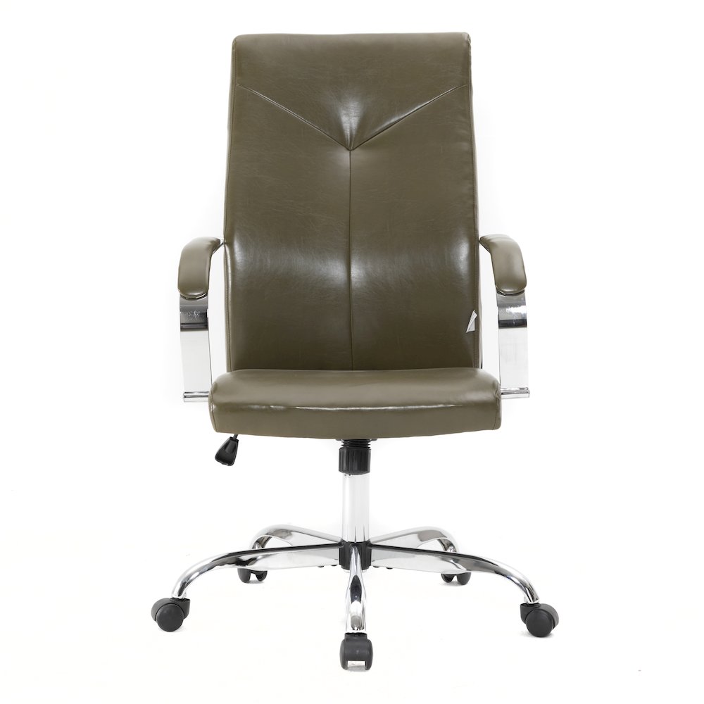 Sonora Modern High-Back Leather Office Chair. Picture 28