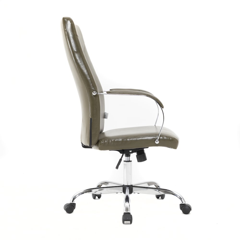 Sonora Modern High-Back Leather Office Chair. Picture 29