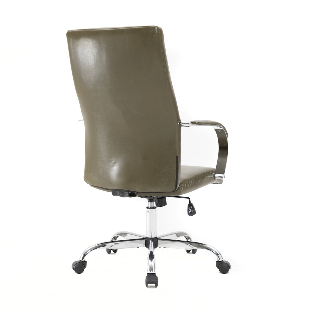 Sonora Modern High-Back Leather Office Chair. Picture 25
