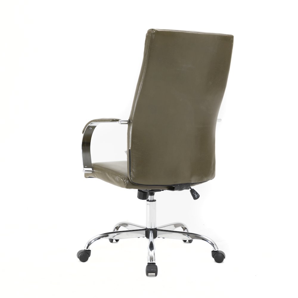 Sonora Modern High-Back Leather Office Chair. Picture 30