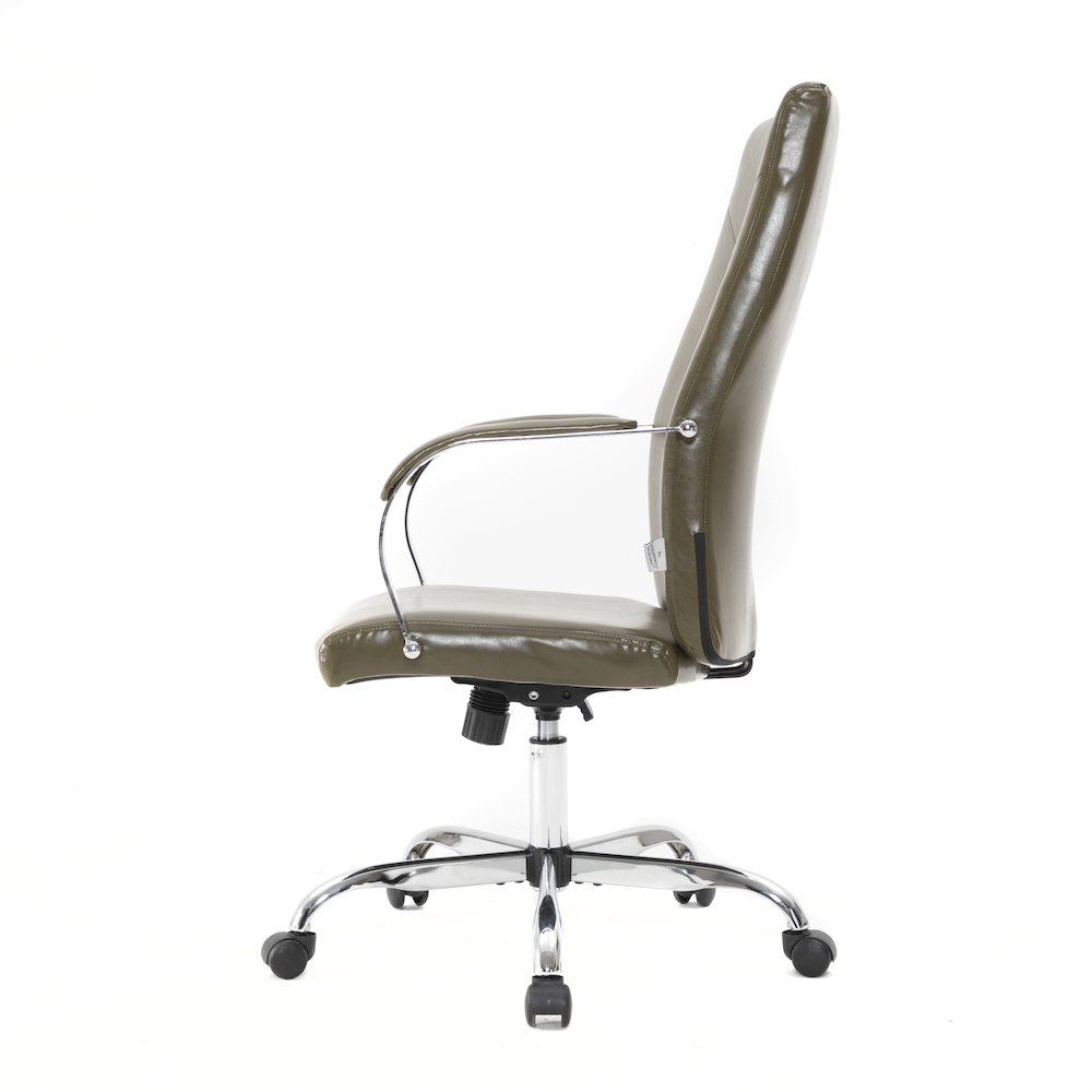 Sonora Modern High-Back Leather Office Chair. Picture 27
