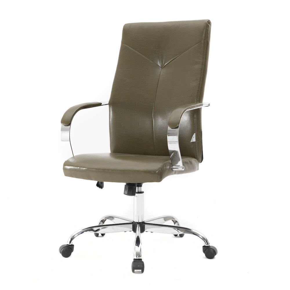 Sonora Modern High-Back Leather Office Chair. Picture 31