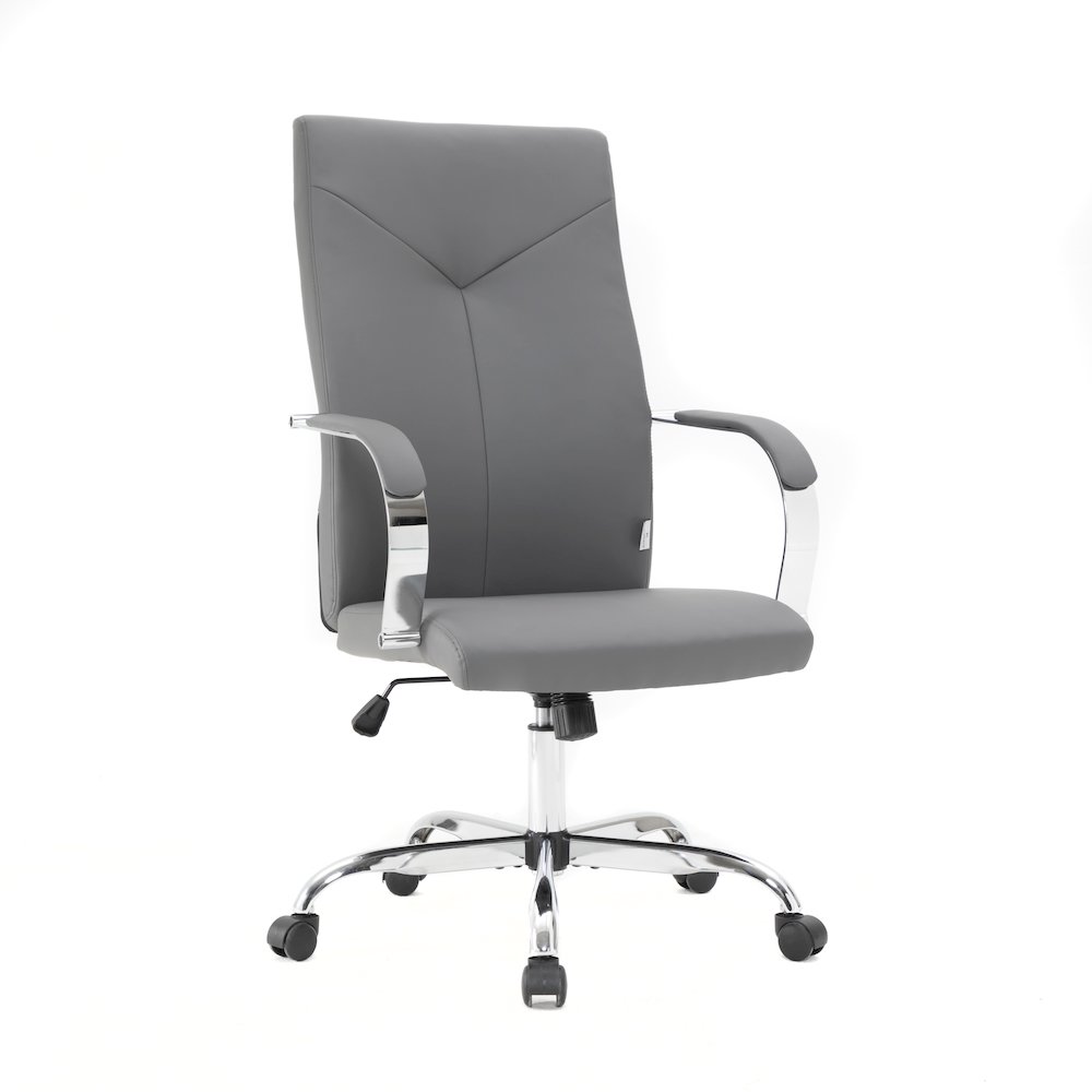 Sonora Modern High-Back Leather Office Chair. Picture 1