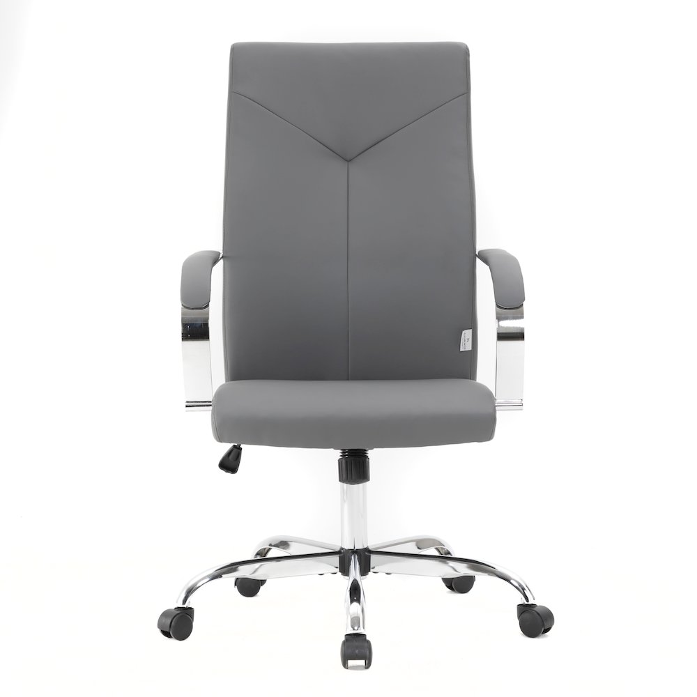 Sonora Modern High-Back Leather Office Chair. Picture 31
