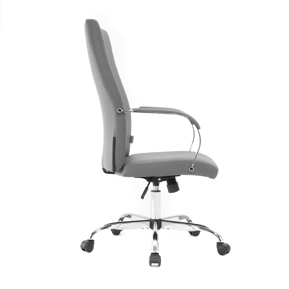 Sonora Modern High-Back Leather Office Chair. Picture 25