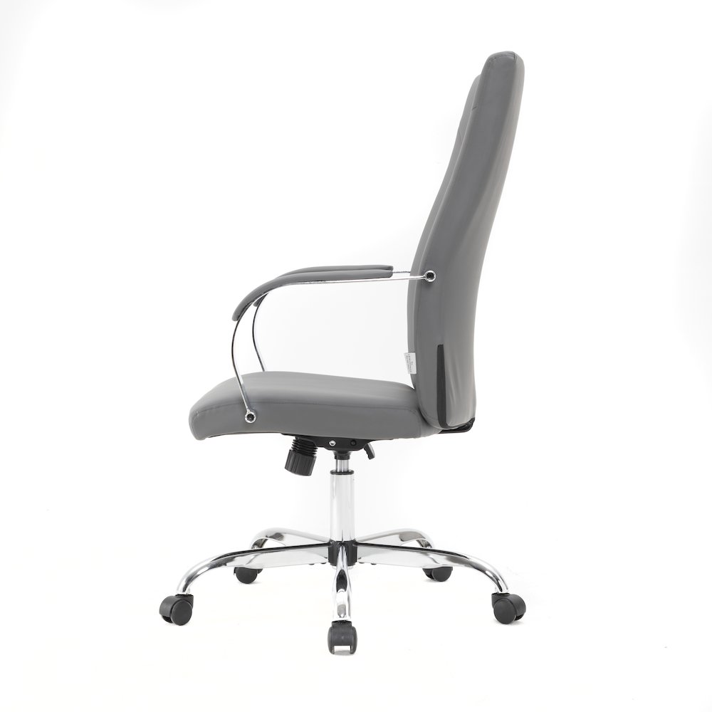 Sonora Modern High-Back Leather Office Chair. Picture 27