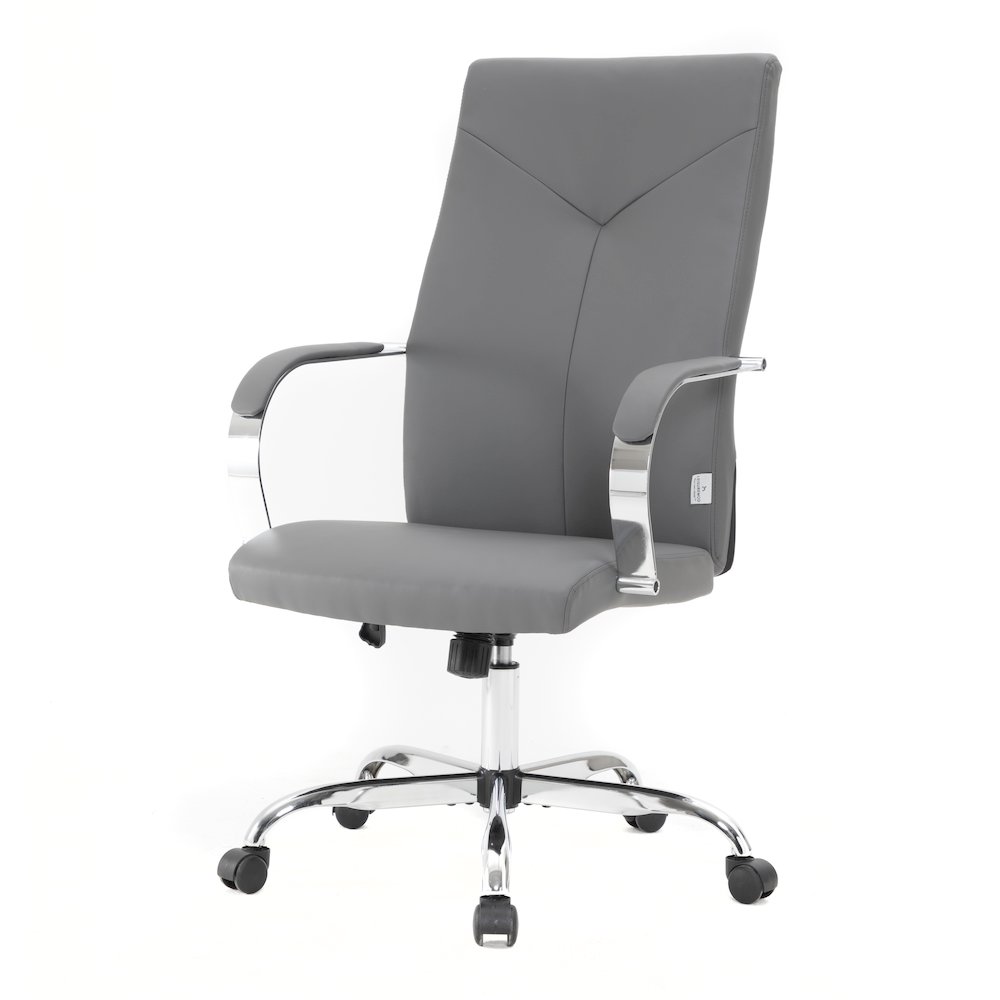 Sonora Modern High-Back Leather Office Chair. Picture 32