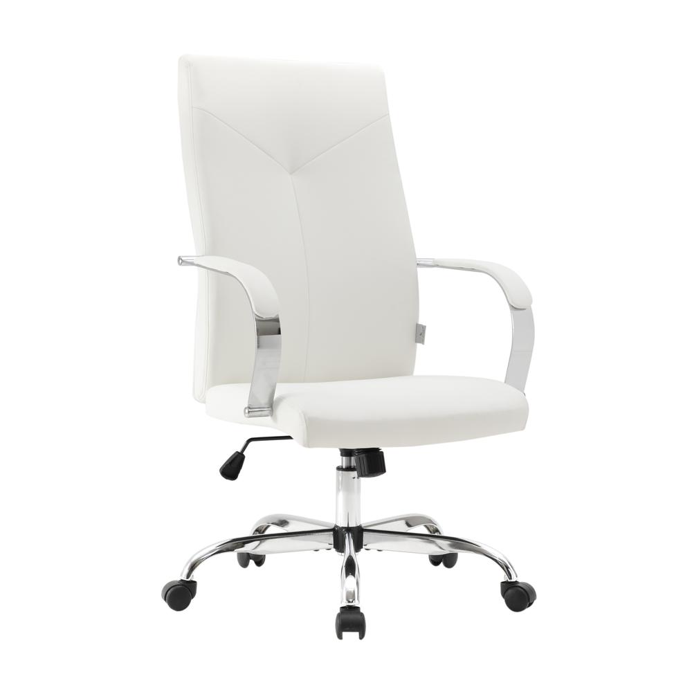 Sonora Modern High-Back Leather Office Chair. Picture 1