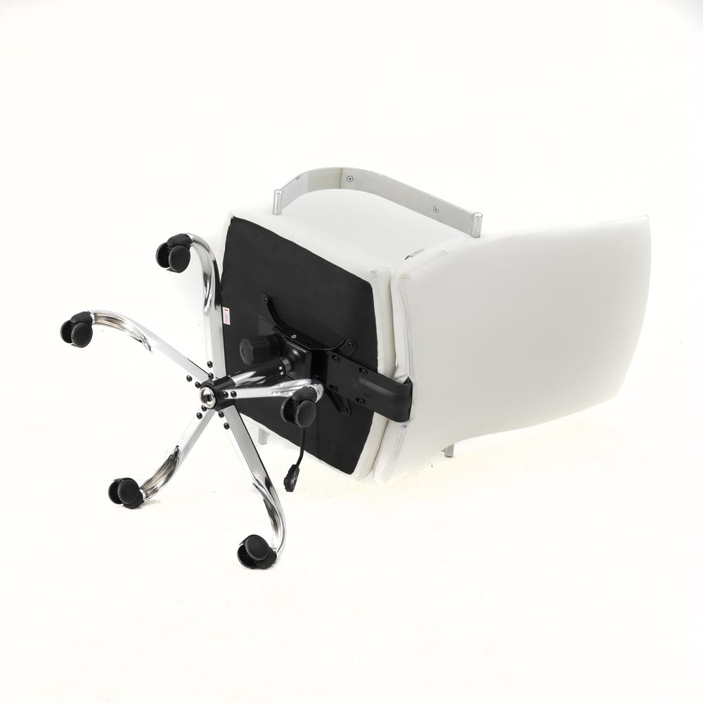 Sonora Modern High-Back Leather Office Chair. Picture 11