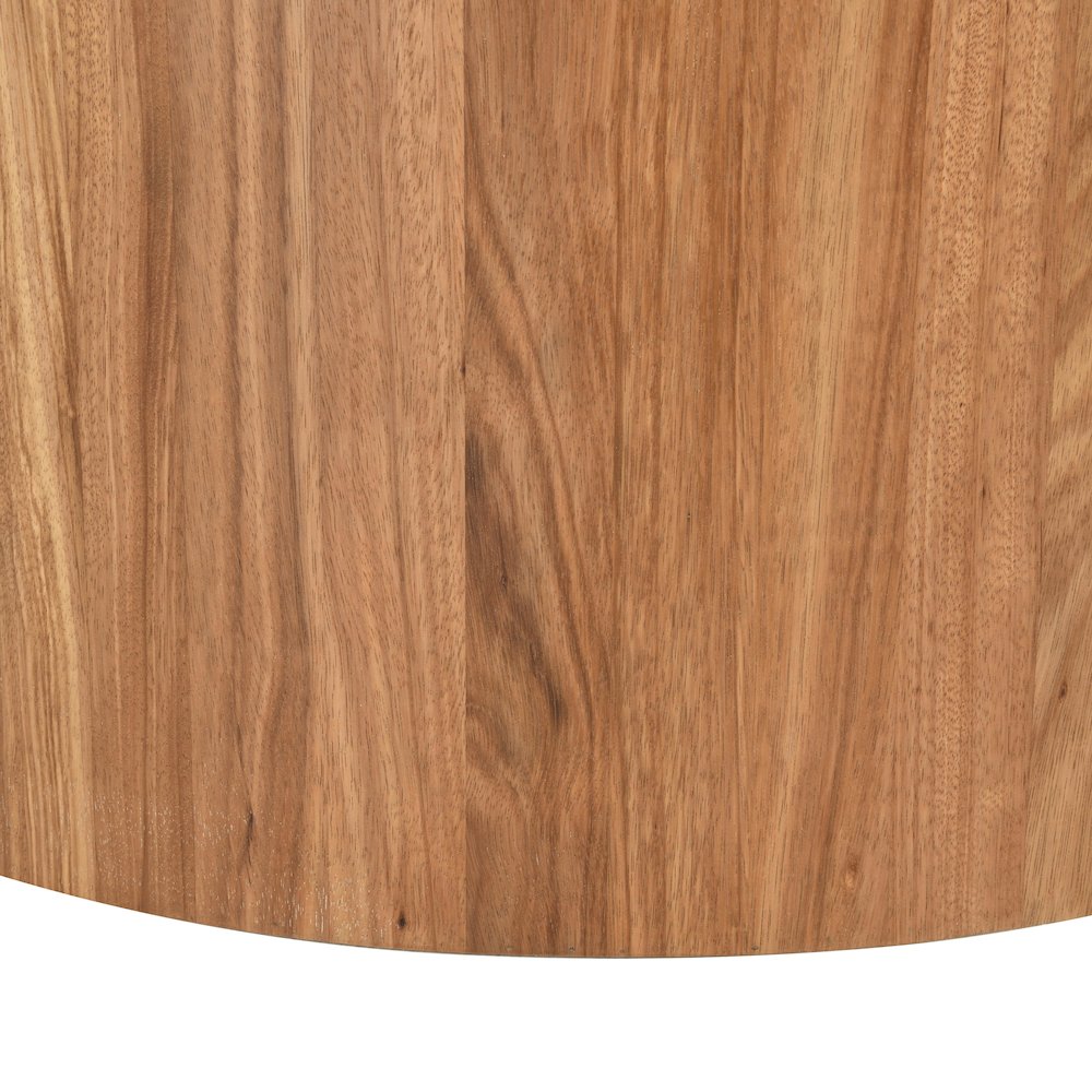 Fynix Collection Modern Dining Table In Natural Wood. Picture 23