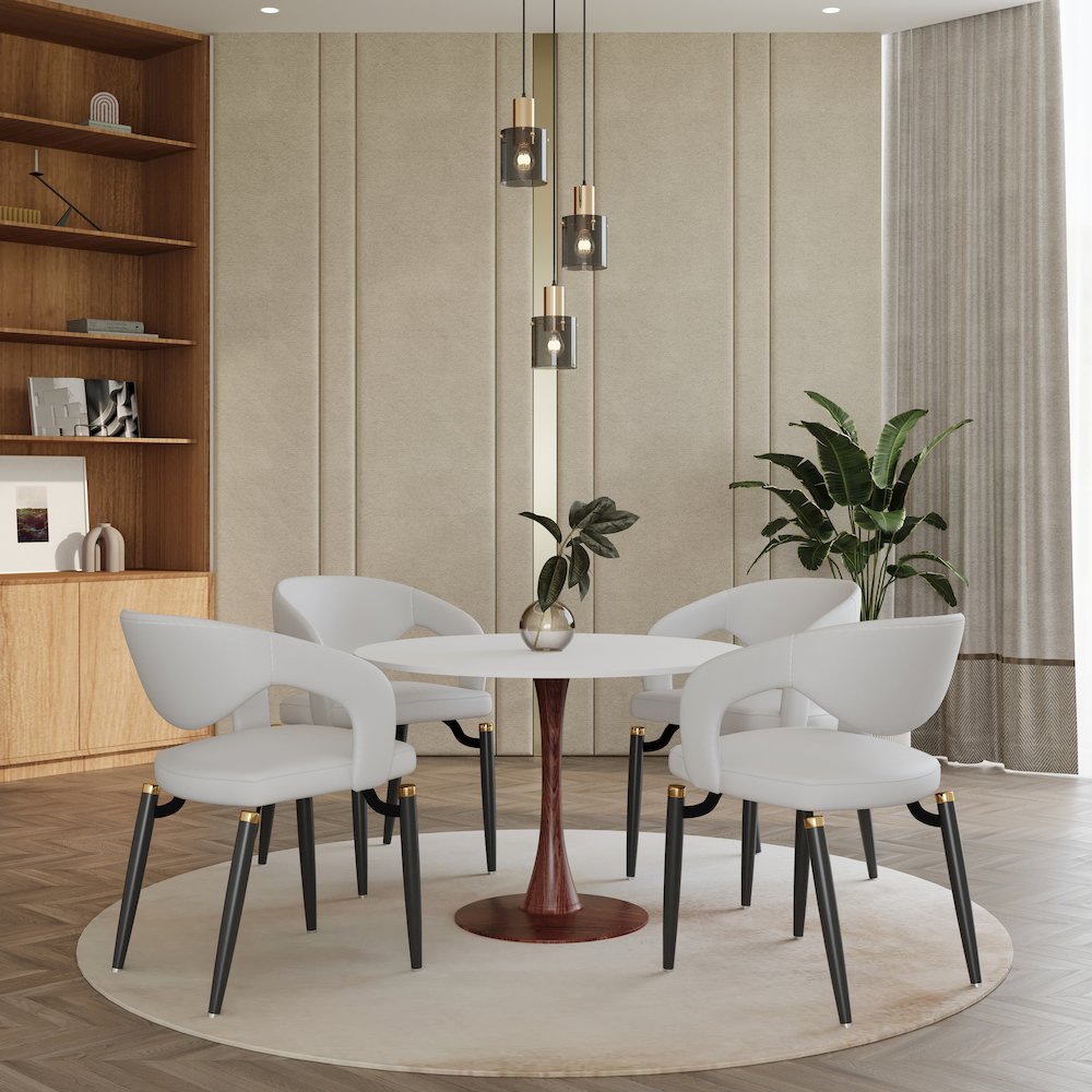 Bristol - Bistro Table - Black Natural wood Top. Picture 20