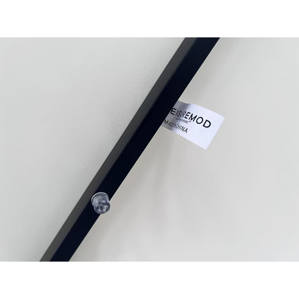 Outdoor 10 Ft Offset Cantilever Hanging Patio Umbrella With Solar Powered LED. Picture 8