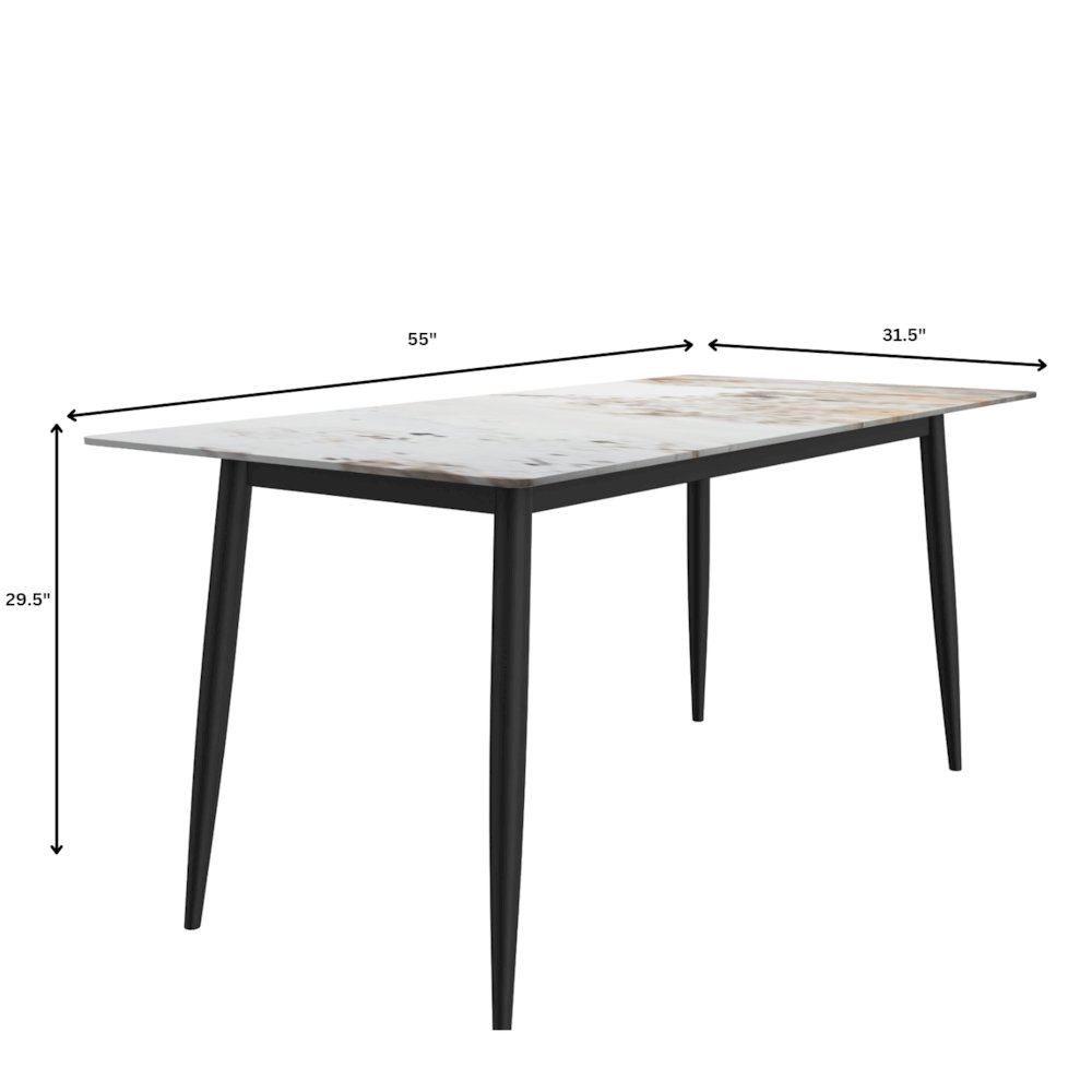 Zayle Series Modern Dining Table. Picture 13