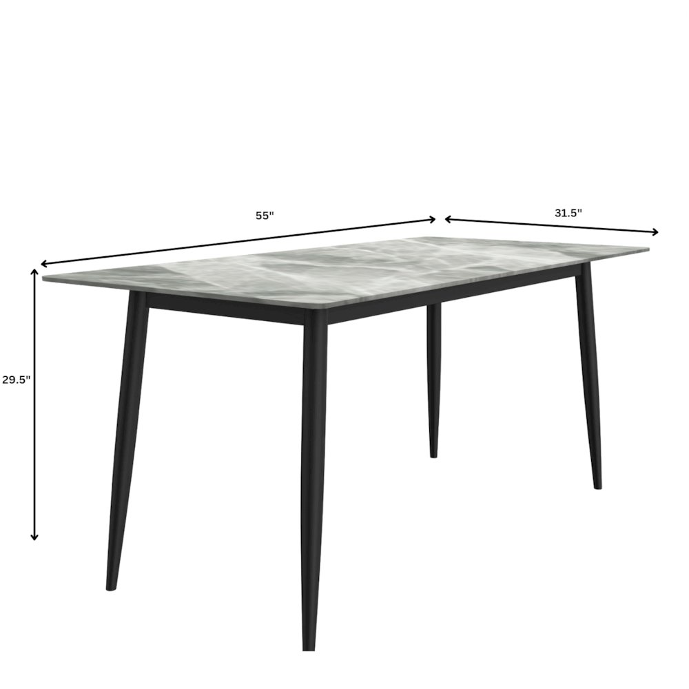Zayle Series Modern Dining Table. Picture 14