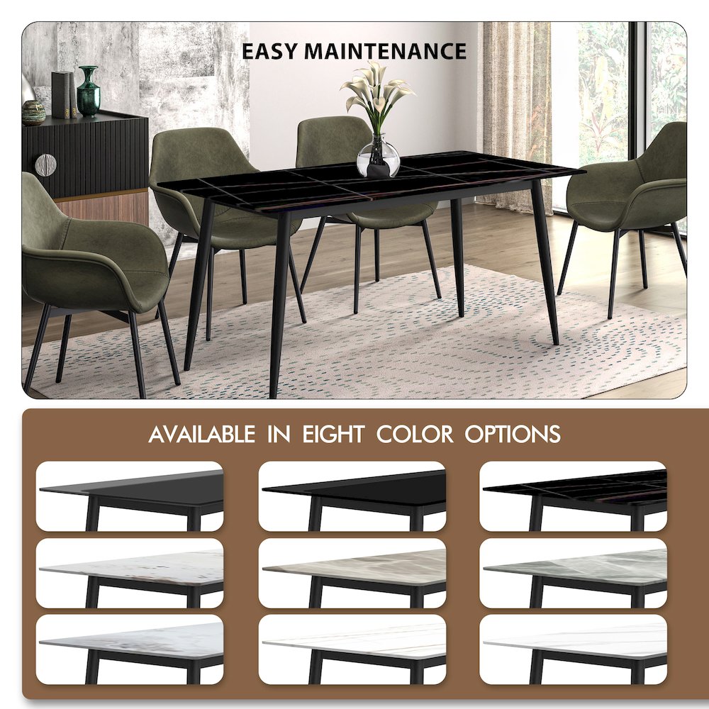 Zayle Series Modern Dining Table. Picture 26