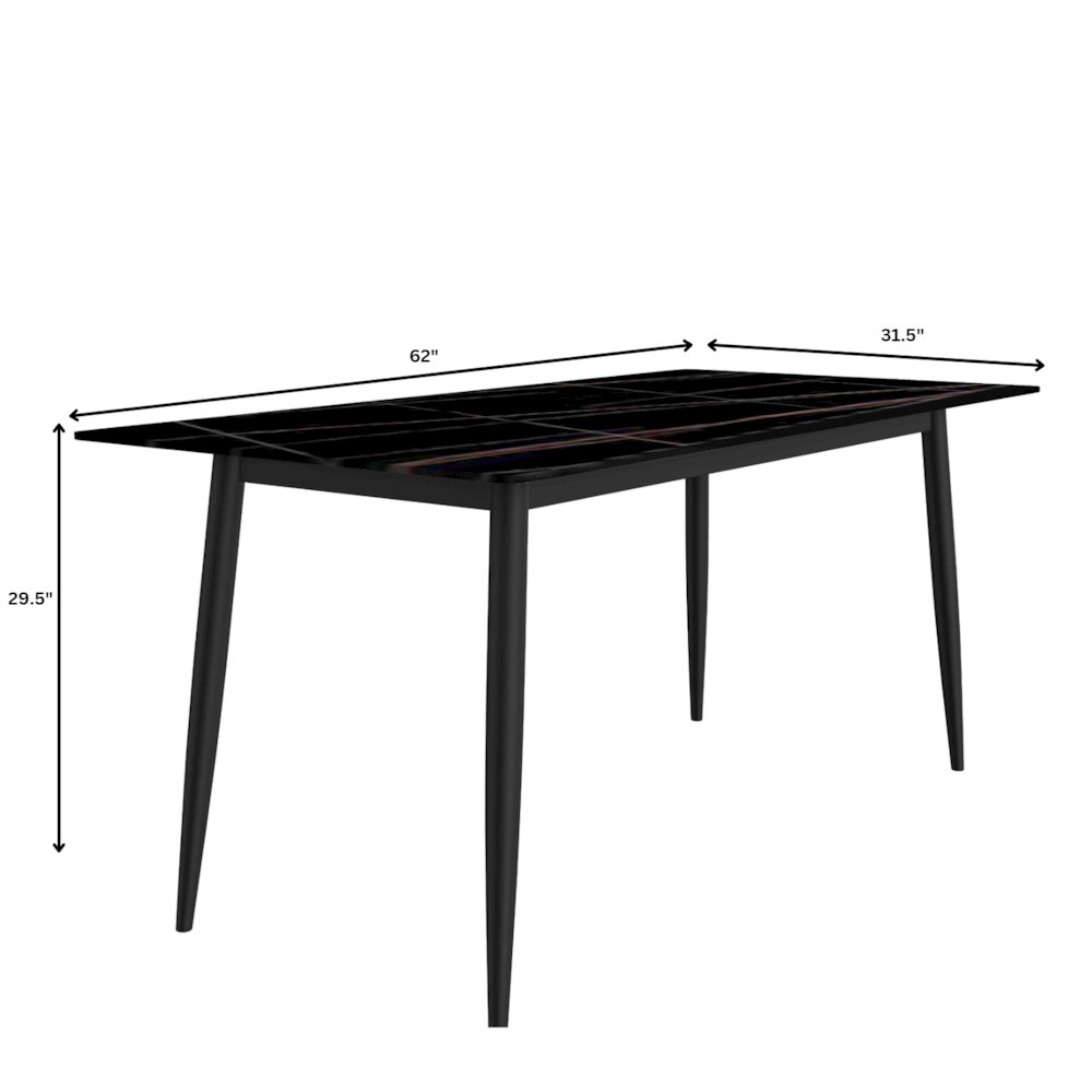 Zayle Series Modern Dining Table. Picture 22