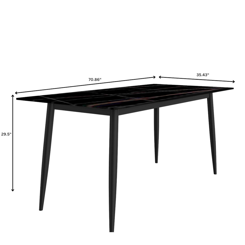 Zayle Series Modern Dining Table. Picture 31