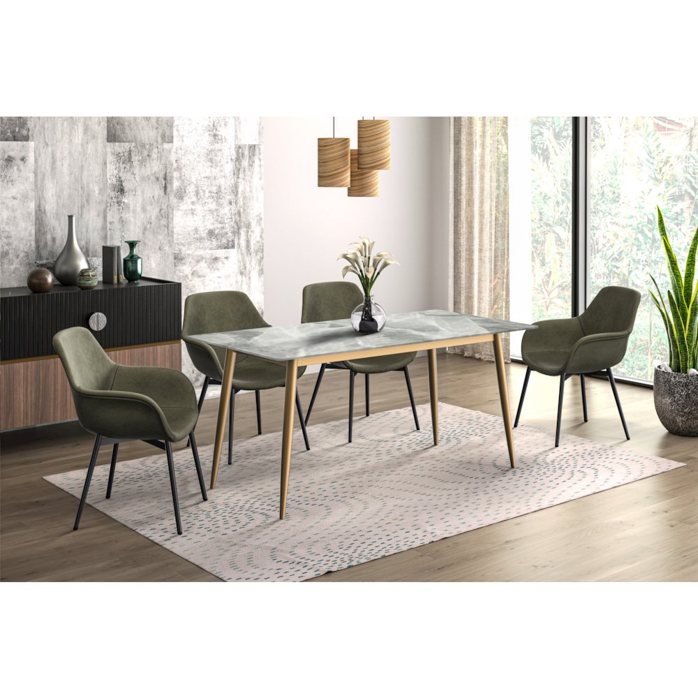 Zayle Series Modern Dining Table. Picture 29
