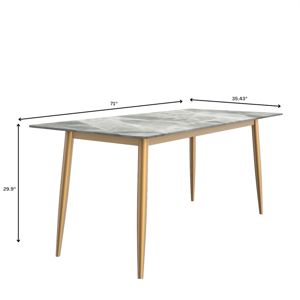 Zayle Series Modern Dining Table. Picture 36