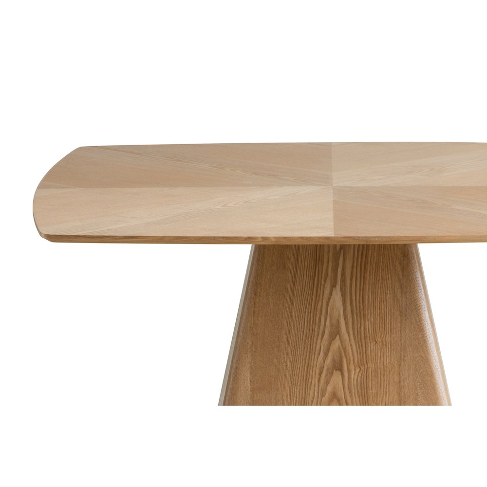 Zephry Collection Modern Dining Wooden Square Dining Table in Natural Wood. Picture 22